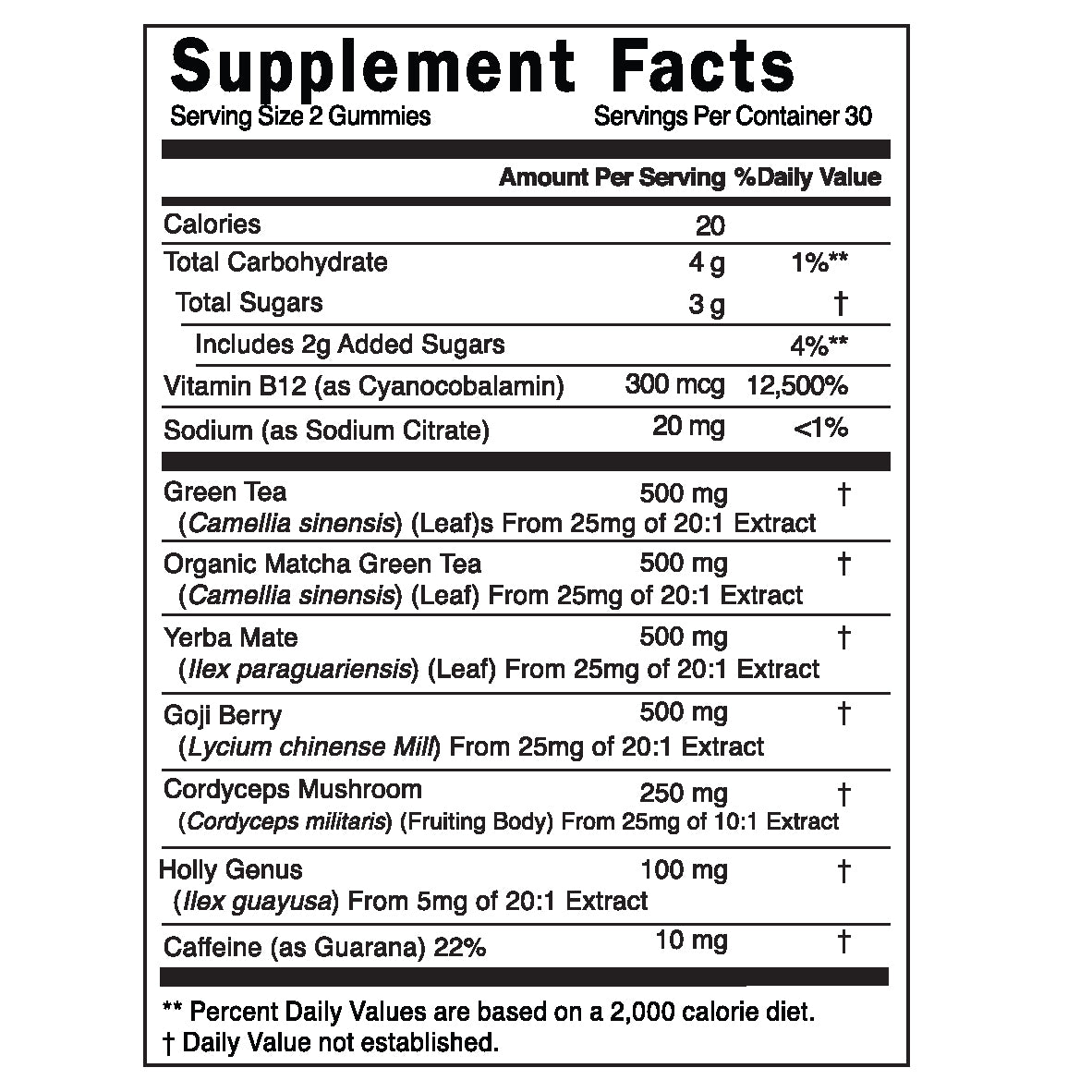 8-IN-1 NATURAL ENERGY GUMMIES